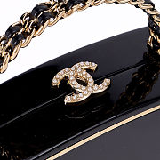 Chanel Makeup palette minaudiere, Plexi, strass & gold-tone metal bag - 4