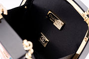 Chanel Makeup palette minaudiere, Plexi, strass & gold-tone metal bag - 3