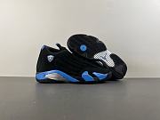 Air Jordan 14 Black University Blue - 487471-007 - 3