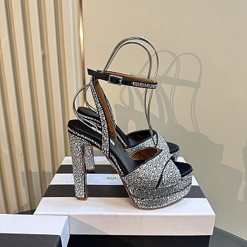 Aquazzura rhinestones spark high heel 