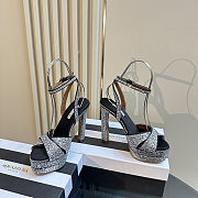 Aquazzura rhinestones spark high heel  - 5
