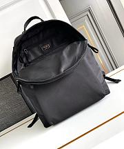Prada Re-Nylon and Saffiano leather backpack - Length 29 x Height 39 x Bottom 16 - 5