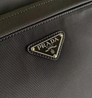 Prada Re-Nylon and Saffiano leather backpack - Length 29 x Height 39 x Bottom 16 - 3