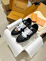  LV Trainer Black Damier 3D Denim  - 5