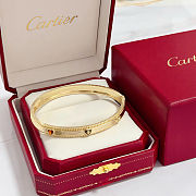 Cartier Diamond Golden Bracelet  - 6