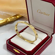 Cartier Diamond Golden Bracelet  - 5