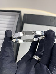 Cartier love silver bracelet - 2