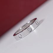 Cartier Narrow Solitaire Diamond Love Ring - 2