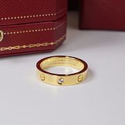 Cartier Narrow Solitaire Diamond Love Ring - 4
