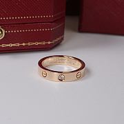 Cartier Narrow Solitaire Diamond Love Ring - 5