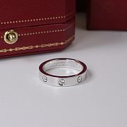 Cartier Narrow Solitaire Diamond Love Ring - 6