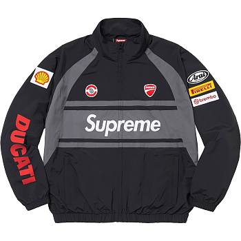 Supreme x Ducati Racing Puffer Jacket – Black