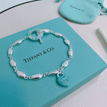 Tiffany Heart Tag Toggle Bracelet – Sterling Silver