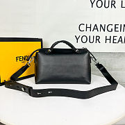 Fendi Roma Leather Top Handle Bag – Black size 28 cm  - 4