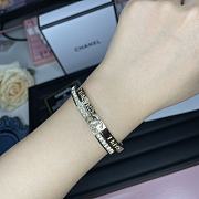 Chanel CC Crystal Cuff Bracelet – Gold Tone - 2