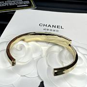 Chanel CC Crystal Cuff Bracelet – Gold Tone - 4