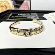Chanel CC Crystal Cuff Bracelet – Gold Tone - 5