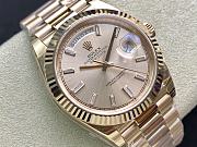 Rolex Day-Date 40 Yellow Gold Champagne Dial – 40mm - 5