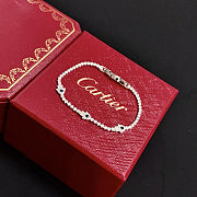 Diamond Tennis Bracelet with Sapphire Star Accents – Cartier-Inspired Design - 6