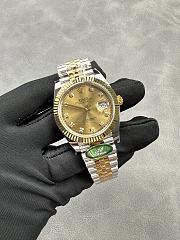 Two-Tone Datejust-Style Watch with Diamond Dial – 41mm - 6