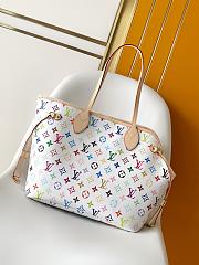  Louis Vuitton x Takashi Murakami Neverfull MM tote bag size 28 x 14 x 31cm - 3