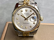 Rolex Datejust 36 – Champagne Dial Diamond Markers (Two-Tone) - 4