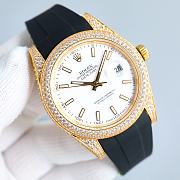Rolex Datejust – Yellow Gold Diamond Bezel (Rubber Strap Edition) - 5
