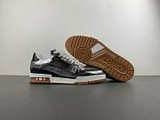 Louis Vuitton LV Trainer silver  black - 1