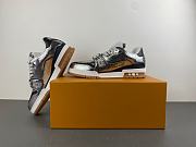 Louis Vuitton LV Trainer silver  black - 3