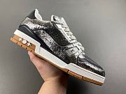 Louis Vuitton LV Trainer silver  black - 5