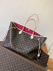 Neverfull large tote bag  Monogram canvas  M40991 - size 39 x 32 x 19 cm - 5