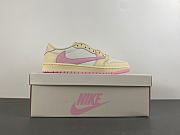 Travis Scott Air Jordan 1 Low OG muslin shy pink  IQ7604-100 - 2