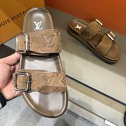  LV Venice Mules in cognac brown suede - 6