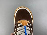  LV Tilted Sneakers in brown suede - 3