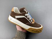  LV Tilted Sneakers in brown suede - 2