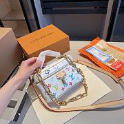 Louis Vuitton x Takashi Murakami Vanity Chain Pouch size 19*12*6cm - 4