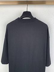 Balenciaga yellow logo black  T shirt - 4