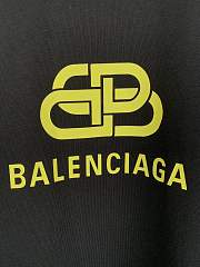 Balenciaga yellow logo black  T shirt - 2