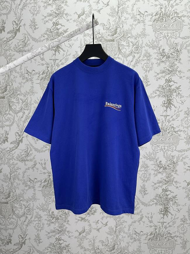 Balenciaga dark blue T shirt  - 1