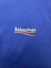 Balenciaga dark blue T shirt  - 3