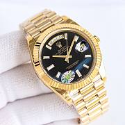 Rolex Day-Date 40 Black Marble Dial watch - 3