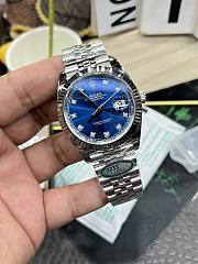 Rolex Datejust 41 blue diamond dial - 5