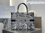 DIOR Toile de Jouy Book Tote Bag Canvas navy - 6