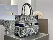 DIOR Toile de Jouy Book Tote Bag Canvas navy - 2