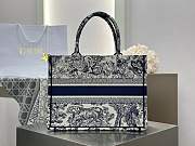 DIOR Toile de Jouy Book Tote Bag Canvas navy - 4
