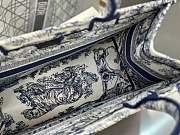 DIOR Toile de Jouy Book Tote Bag Canvas navy - 3