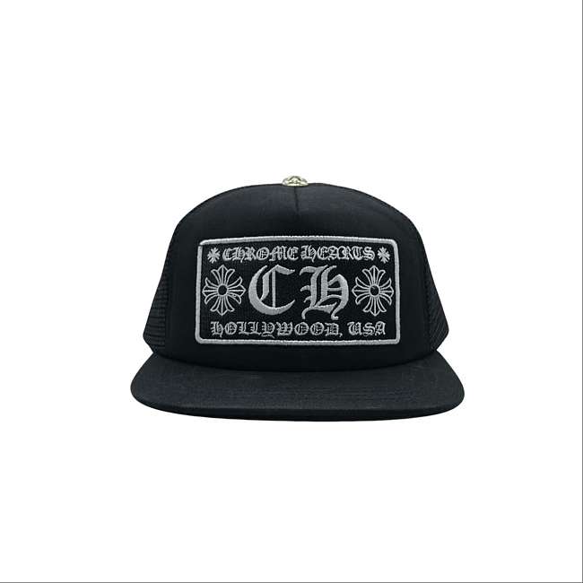 Chrome heart black cap - 1