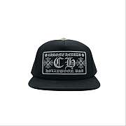 Chrome heart black cap - 3