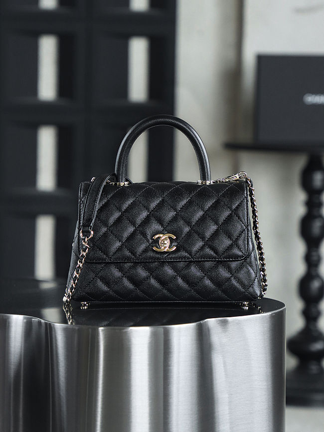 Chanel Coco Small Flap Bag Black size 14x24x10cm - 1