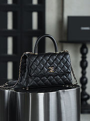 Chanel Coco Small Flap Bag Black size 14x24x10cm - 2